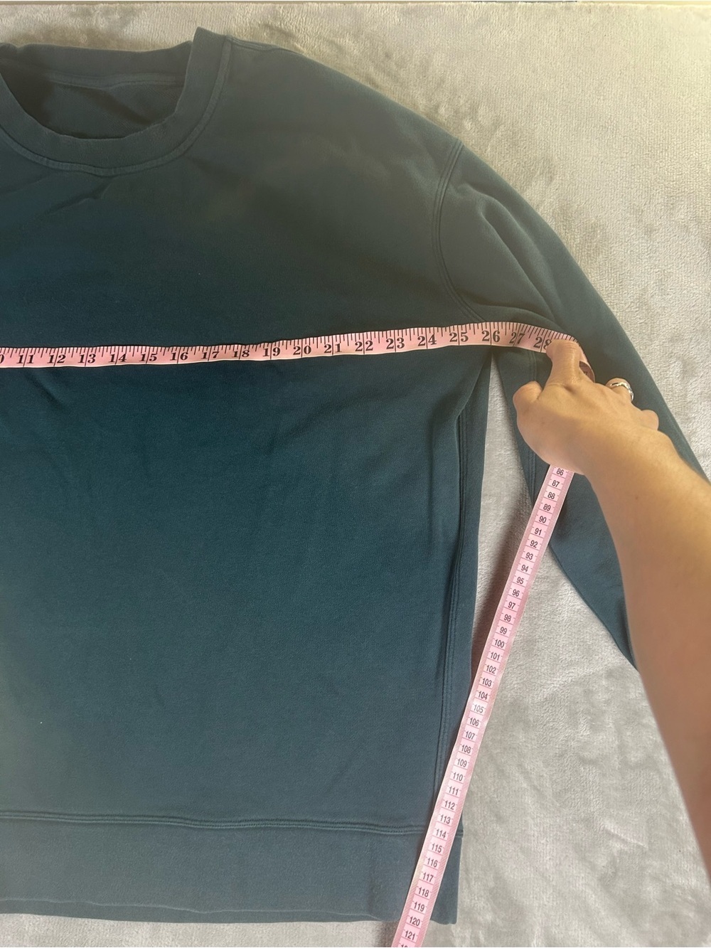 Lululemon Crewneck Sweatshirt Dark Green - Picture 7 of 10